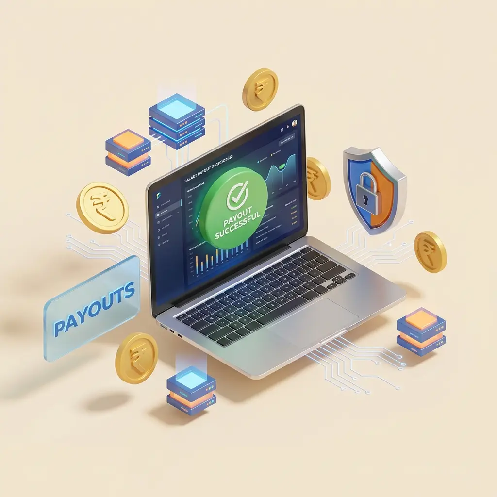 Fintech Professional Dashboard with Rupee symbols